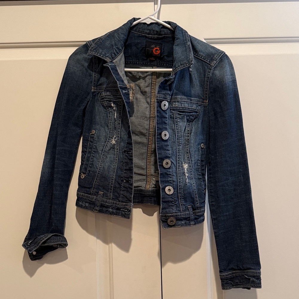 G by Guess Dark Blue Denim Jacket